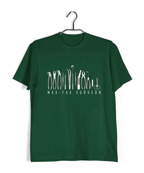Dentist Medicine Dentist Max-Fax Surgeon Custom Printed Graphic Design T-Shirt for Men